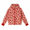 Promo 🎉 Recycled Nylon Zip Pocket Strawberry Jacket Pink Stella McCartney Kids Fashion Children 👍