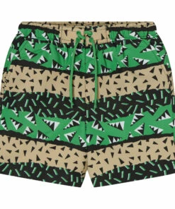 Best deal 😀 Recycled Polyamide Graphic Print Swim Trunks Black Stella McCartney Kids Fashion Teen, Children ❤️