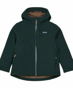 Coupon 🌟 Recycled Polyester 4 in 1 Parka Green Patagonia Fashion Teen, Children 🛒