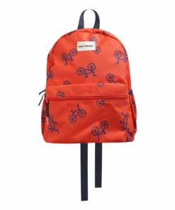 Budget ⭐ Recycled Polyester Bicycle Backpack Red Bobo Choses Fashion Children ✨