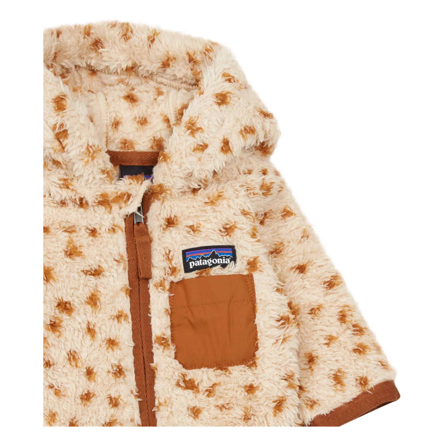 Outlet ⭐ Recycled Polyester Furry Jumpsuit Ochre Patagonia Fashion Baby, Children ✨ 2 Outlet ⭐ Recycled Polyester Furry Jumpsuit Ochre Patagonia Fashion Baby, Children ✨ - Image 2