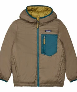 Deals 💯 Recycled Reversible Down Jacket Brown Patagonia Fashion Teen, Children 🌟 -Outlet Kids' Fashion Store recycled reversible down jacket brown patagonia fashion teen children 3