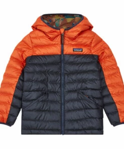 Best Pirce 😀 Recycled Reversible Down Jacket Orange Patagonia Fashion Teen, Children ⭐ -Outlet Kids' Fashion Store recycled reversible down jacket orange patagonia fashion teen children 3