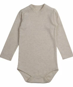 Coupon ⌛ Ren Anti-Bacterial Organic Cotton Playsuit Taupe brown Minimalisma Fashion Baby, Children 🎉