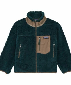Budget 😀 Retro-X Recycled Polyester Jacket Green Patagonia Fashion Teen, Children 🔔