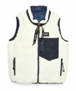 Wholesale 🤩 Reversible Sleeveless Down Vest Ivory Taion Fashion Children ❤️