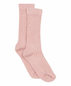 Top 10 ⭐ Ribbed 🧦 Socks Mauve Bonton Fashion Children 🌟