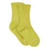 Cheapest 🛒 Ribbed 🧦 Socks Yellow Bonton Fashion Teen, Baby, Children 🎉