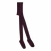 Discount 🌟 Ribbed Tights Plum Bonpoint Fashion Teen, Children 🔔
