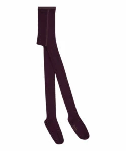 Discount 🌟 Ribbed Tights Plum Bonpoint Fashion Teen, Children 🔔