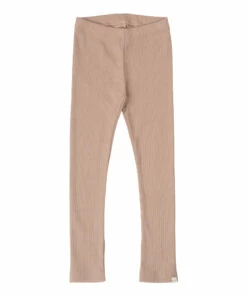Best deal 💯 Ribs Organic Cotton Ribbed Leggings Brown Minimalisma Fashion Baby, Children 💯
