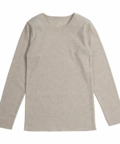Hot Sale ❤️ Ro Anti-Bacterial Organic Cotton T-shirt Taupe brown Minimalisma Fashion Children 😍
