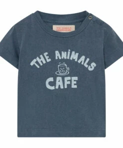 Best deal 🧨 Rooster Café T-Shirt Navy blue The Animals Observatory Fashion Teen, Baby, Children ⌛
