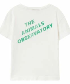 Budget ✨ Rooster T-Shirt Ecru The Animals Observatory Fashion Teen, Children 🎁 -Outlet Kids' Fashion Store rooster t shirt ecru the animals observatory fashion teen children 3