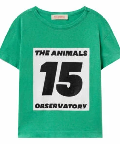 Deals 😍 Rooster T-Shirt Green The Animals Observatory Fashion Teen, Children 🔥