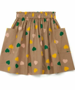 Deals ✔️ Ruche Organic Cotton Skirt Beige Bonton Fashion Children 🔥