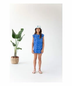 Outlet ⭐ Safia 👗 Dress Blue Wander & Wonder Fashion Children 🌟 -Outlet Kids' Fashion Store safia dress blue wander wonder fashion children 2