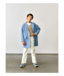 Coupon 😀 Santana Coat Indigo blue Bellerose Fashion Teen, Children ⭐ -Outlet Kids' Fashion Store santana coat indigo blue bellerose fashion teen children 2