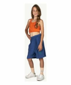 Discount ⌛ Sardine Terry Cloth Bermuda Shorts Blue The Animals Observatory Fashion Children ❤️ -Outlet Kids' Fashion Store sardine terry cloth bermuda shorts blue the animals observatory fashion children 1