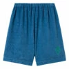 Discount ⌛ Sardine Terry Cloth Bermuda Shorts Blue The Animals Observatory Fashion Children ❤️