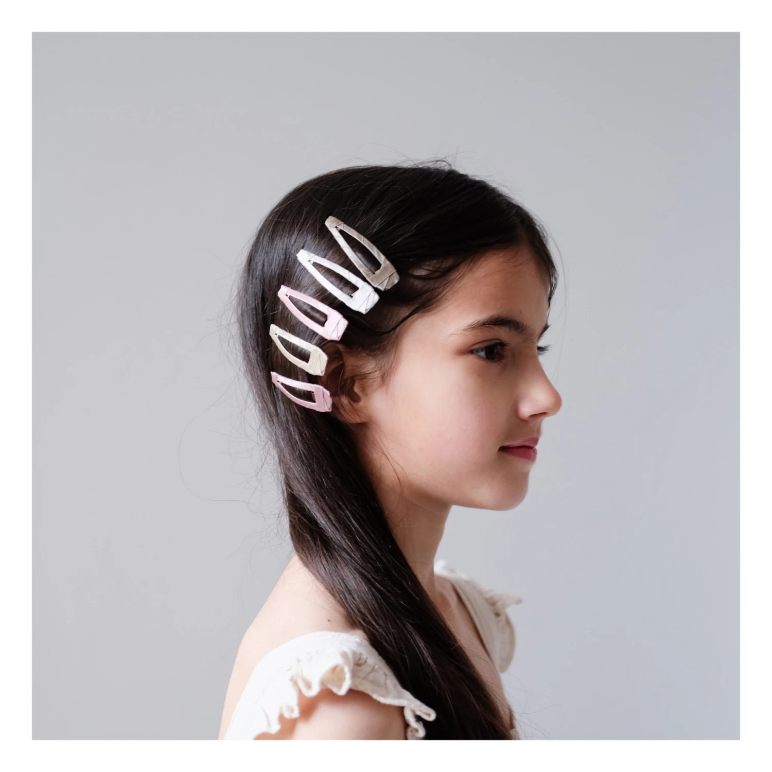 Buy โ๏ธ Satin Hair Clips - Set of 5 Pink Mimi & Lula Fashion Children ๐ 2 Buy โ๏ธ Satin Hair Clips - Set of 5 Pink Mimi & Lula Fashion Children ๐ - Image 2