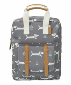New ✔️ Sausage 🐕 Dog Backpack Grey Fresk Fashion Children ⭐