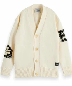 Budget 🔔 Scotch & Soda x Elvis Collaboration - Cardigan White Scotch & Soda Fashion Teen, Children 🔔