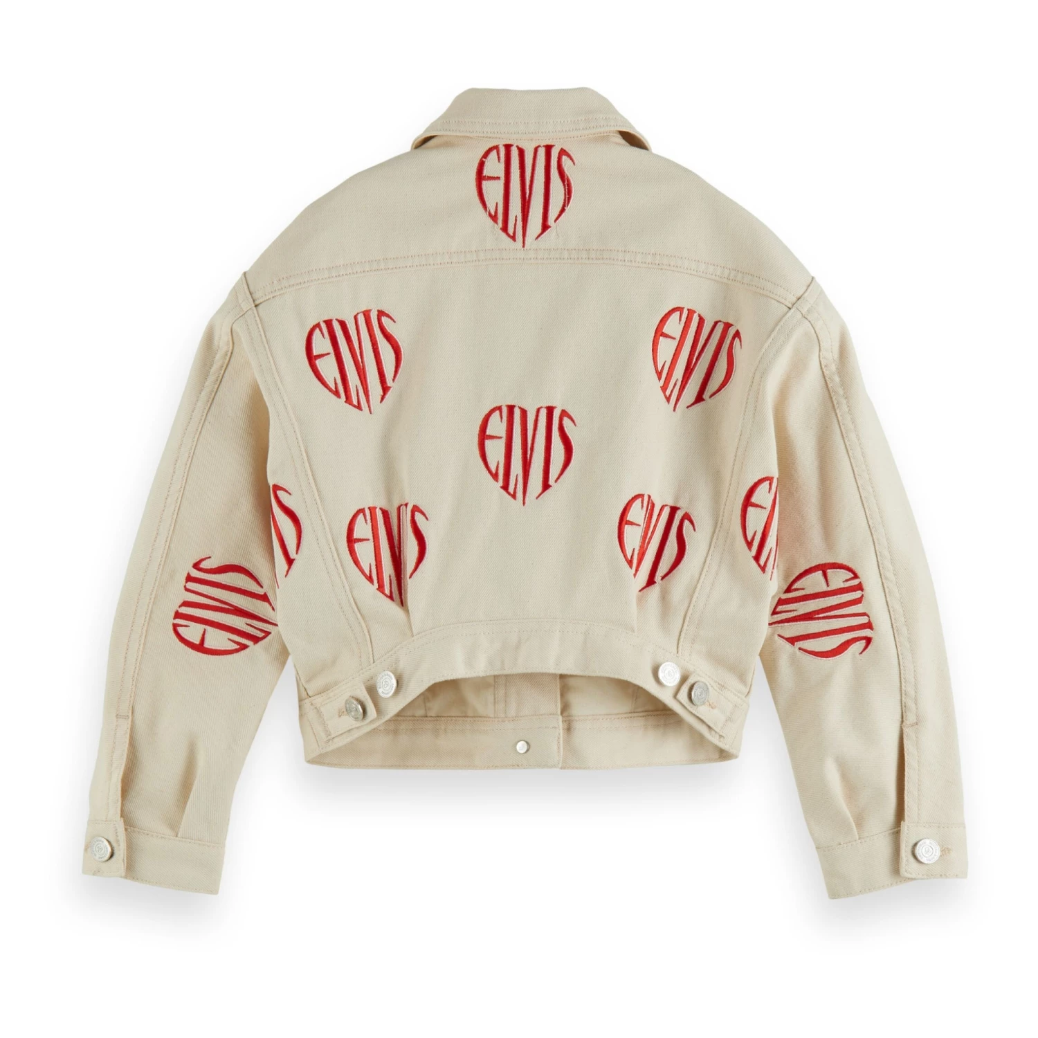 Best Pirce ⭐ Scotch & Soda x Elvis Collaboration - Denim Jacket White Scotch & Soda Fashion Teen, Children 🧨 2 Best Pirce ⭐ Scotch & Soda x Elvis Collaboration - Denim Jacket White Scotch & Soda Fashion Teen, Children 🧨 - Image 2