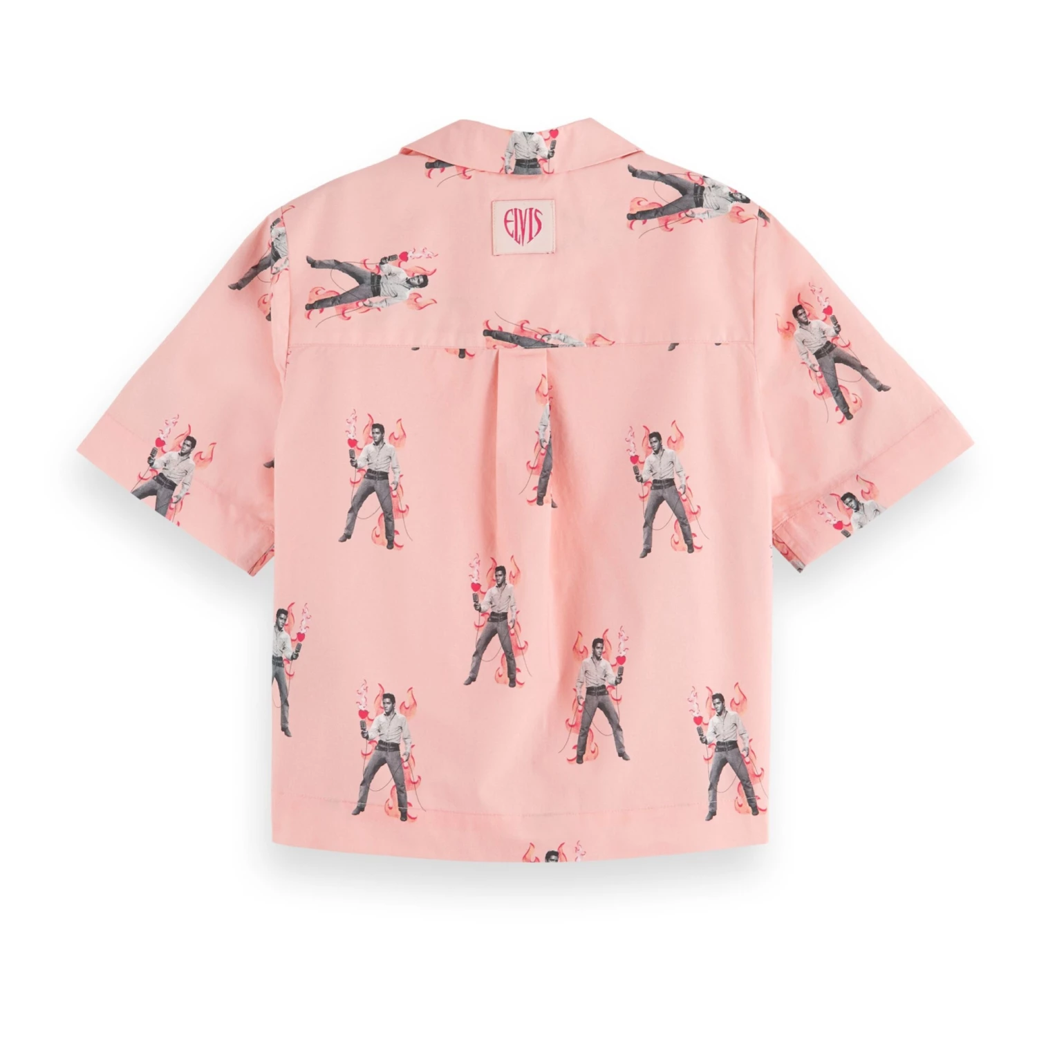 Budget ๐งจ Scotch & Soda x Elvis Collaboration - Organic Cotton Short Sleeve Shirt Pink Scotch & Soda Fashion Teen, Children ๐ 2 Budget ๐งจ Scotch & Soda x Elvis Collaboration - Organic Cotton Short Sleeve Shirt Pink Scotch & Soda Fashion Teen, Children ๐ - Image 2