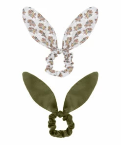 Best Pirce 🎁 Scrunchies - Set of 2 Green Mimi & Lula Fashion Children 🎁