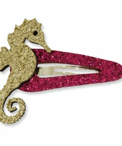 Top 10 ❤️ Seahorse Hair Clip Gold Milk x Soda Fashion Children 🎉