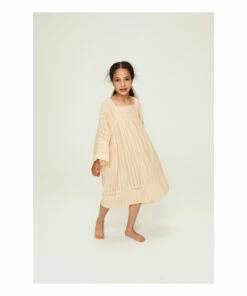 Flash Sale ❤️ Senna Lurex Nightgown Peach Faune Fashion Children ⌛ -Outlet Kids' Fashion Store senna lurex nightgown peach faune fashion children 3