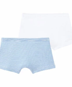 Coupon 👍 Set of 2 Organic Cotton Boxers Blue Petit Bateau Fashion Children ✔️ -Outlet Kids' Fashion Store set of 2 organic cotton boxersset of 2 organic cotton boxers blue petit bateau fashion children 2
