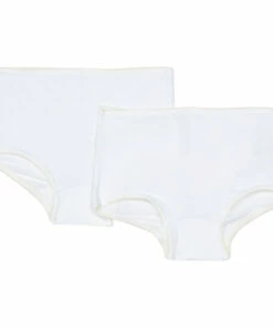 Hot Sale ❤️ Set of 2 Organic Cotton Briefs Off white Petit Bateau Fashion Children 💯