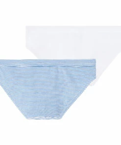 Deals 🎁 Set of 2 Organic Cotton Briefs Blue Petit Bateau Fashion Children ✔️ -Outlet Kids' Fashion Store set of 2 organic cotton briefsset of 2 organic cotton briefs blue petit bateau fashion children 2