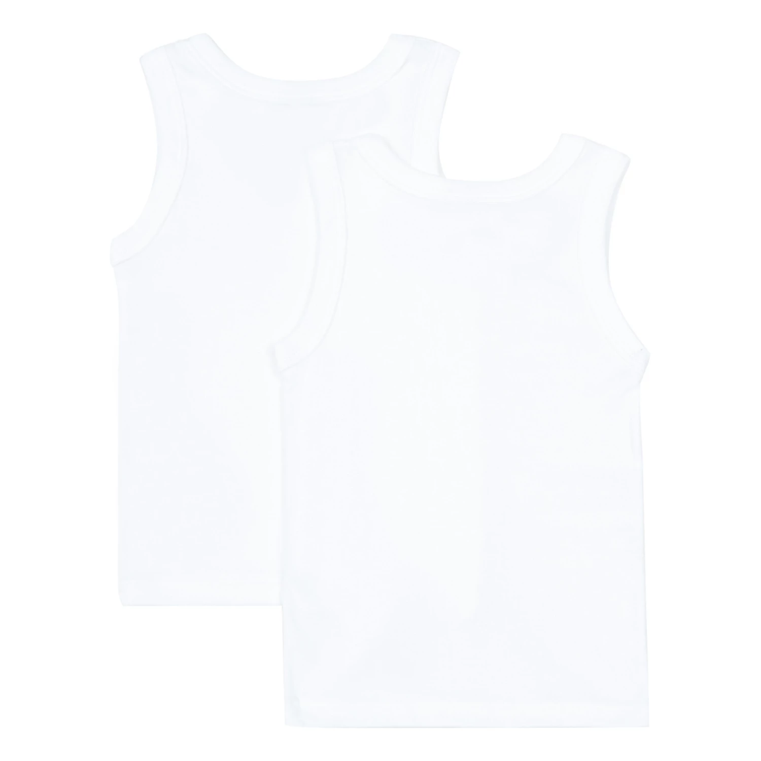 Discount ๐ฏ Set of 2 Organic Cotton Tank Tops Off white Petit Bateau Fashion Children ๐ 2 Discount ๐ฏ Set of 2 Organic Cotton Tank Tops Off white Petit Bateau Fashion Children ๐ - Image 2