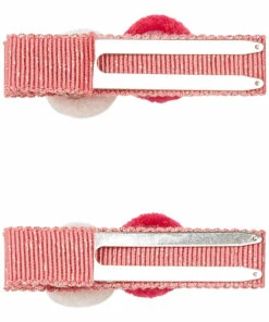 Hot Sale ⌛ Set of 2 Pompom Hair Slides Pink Five / Eleven Fashion Children 💯 -Outlet Kids' Fashion Store set of 2 pompom hair slides pink five eleven fashion children 2