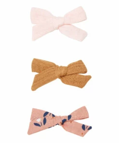Hot Sale ❤️ Set of 3 Forever Bow Hair Slides Pink Five / Eleven Fashion Children 😍