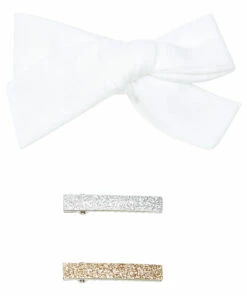 Cheapest ๐ Set of 3 Forever Hair Slides White Five / Eleven Fashion Children ๐คฉ