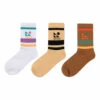 Best Sale 😀 Set of 3 Logo 🧦 Socks White Repose AMS Fashion Teen, Children 😍