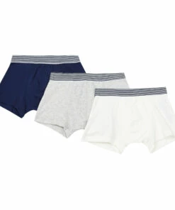 Promo ๐ Set of 3 Organic Cotton Briefs White Petit Bateau Fashion Children โญ