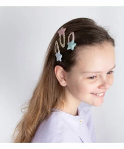 Flash Sale 🔔 Set of 4 Tokyo Star Pastel Hair Slides Pink Mimi & Lula Fashion Children ⌛ -Outlet Kids' Fashion Store set of 4 tokyo star pastel hair slidesset of 4 tokyo star pastel hair slides pink mimi lula fashion children 2