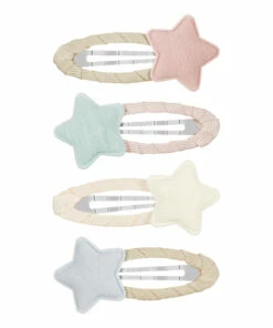 Flash Sale 🔔 Set of 4 Tokyo Star Pastel Hair Slides Pink Mimi & Lula Fashion Children ⌛