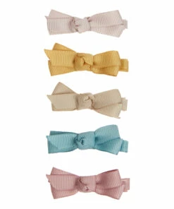 Deals ✨ Set of 5 Bow Hair Clips Pink Mimi & Lula Fashion Children 😀