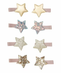 Top 10 😍 Set of Mini Star Hair Clips Pink Mimi & Lula Fashion Children ✔️