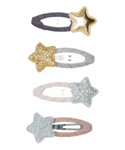 Outlet ✨ Set of Star Hair Clips Silver Mimi & Lula Fashion Children 😀