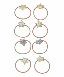 Best Sale 🎁 Set of Star Hair Ties Pink Mimi & Lula Fashion Children 😍