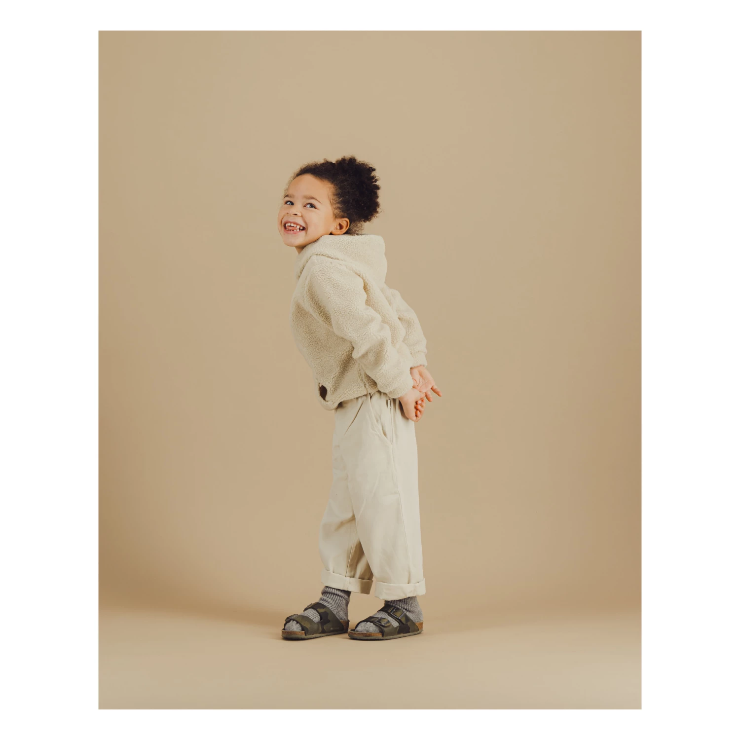 Deals π Sheepskin Hoodie Ecru Lours Paris Fashion Teen, Children π― 3 Deals π Sheepskin Hoodie Ecru Lours Paris Fashion Teen, Children π― - Image 3