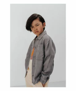 Outlet 😍 Shirt Grey Repose AMS Fashion Teen, Children ⌛ -Outlet Kids' Fashion Store shirt grey repose ams fashion teen children 2