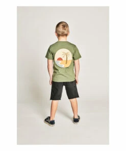 Best Pirce 🎉 Shorey T-Shirt Green Munsterkids Fashion Teen, Children ⌛ -Outlet Kids' Fashion Store shorey t shirt green munsterkids fashion teen children 2